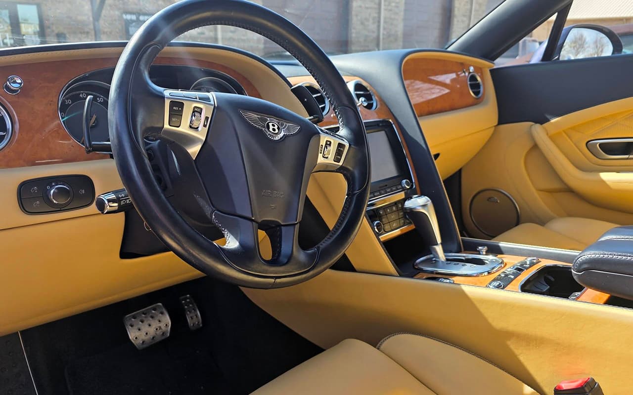 Clean vehicle interior during service inspection